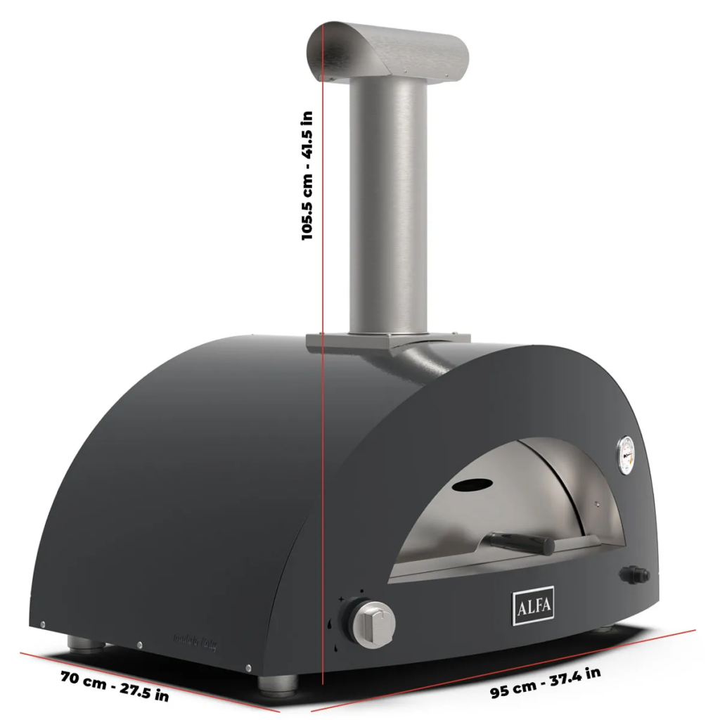 Alfa Moderno 2 Pizze Hybrid Gas/Wood Fired Pizza Oven Pizza Ovens